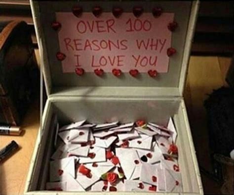Reasons Why I Love You Box Bf Ts Diy Ts For Boyfriend Love