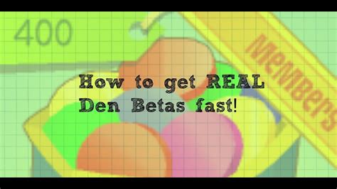 Animal Jam How To Get Den Betas Fast Youtube