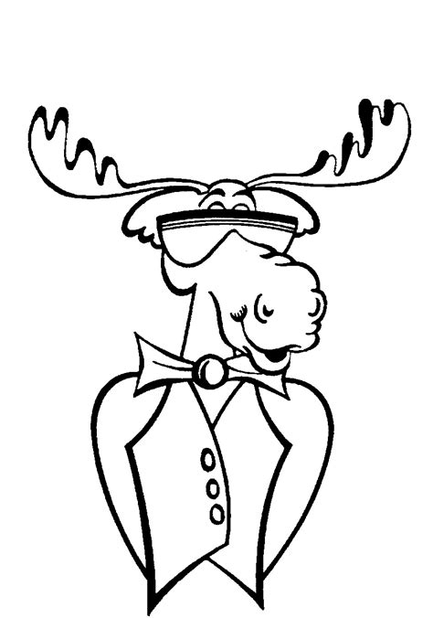 Maybe you would like to learn more about one of these? Cute Moose Coloring Pages - GetColoringPages.com