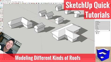 Modeling 9 Different Types Of Roofs In Sketchup Sketchup Quick