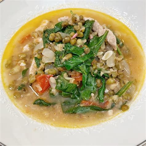 Did you make this sweet mung bean soup (bubur kacang hijau) recipe? Mung Bean Soup (Monggo Guisado) Recipe - What's Barb Cooking