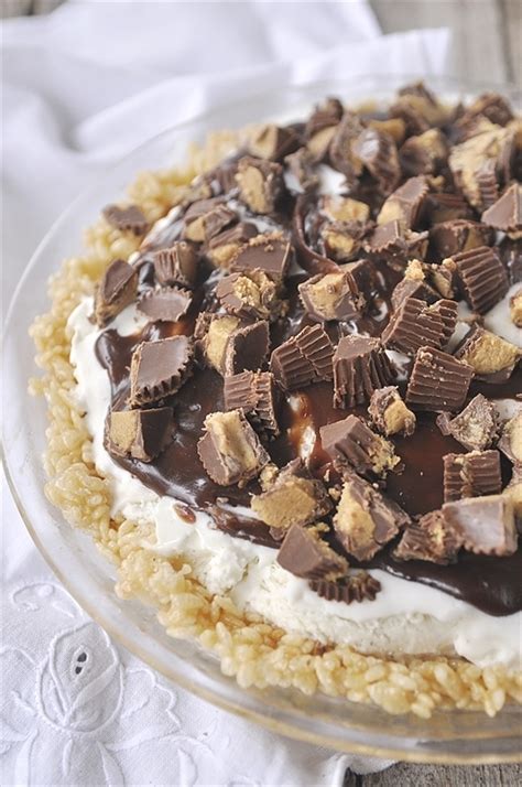 Creamy coconut ice cream with shredded coconut. No Bake Peanut Butter Fudge Ice Cream Pie - Your Homebased Mom