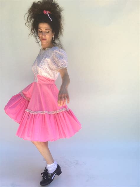 1970s Vintage Square Dance Dress Prairie Dress Pink Etsy