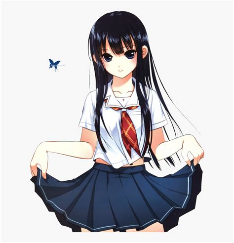 Anime Girl Black Hair Telegraph