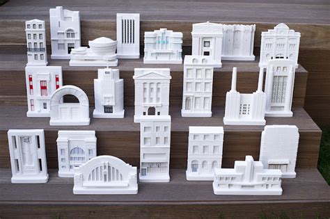Miniature Architectural Models By Chisel And Mouse