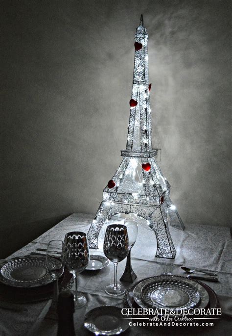 A Paris Themed Valentines Dinner Celebrate And Decorate
