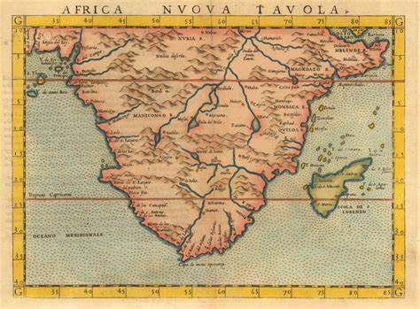 Africa Map Old Maps Southern Africa Cartography Geography