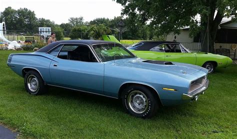 Beautiful 70 Hemi Cuda In B3 Blue This Color Is Not Seen Very Often