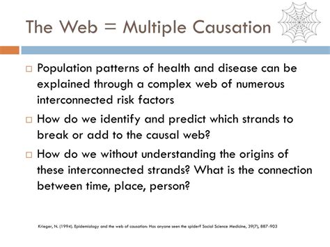 Ppt The Web Of Causation Powerpoint Presentation Free Download Id