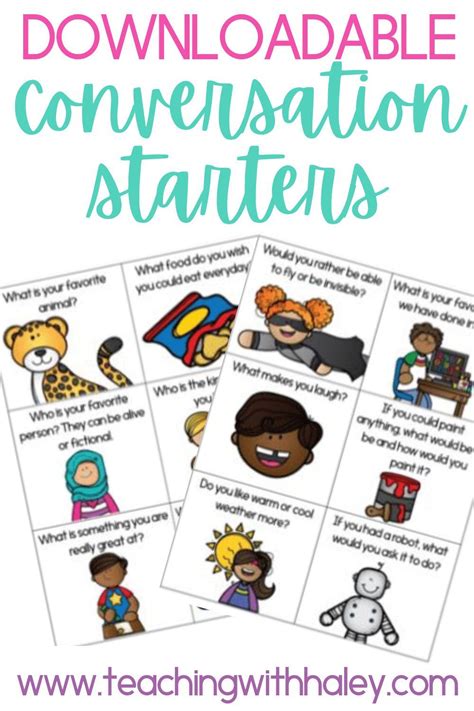 2 By 10 Strategy Teaching With Haley Oconnor Conversation Starters