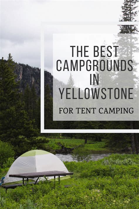 Best Campgrounds In Yellowstone For Tent Camping — Glam Granola Travel