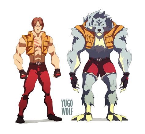 Character Design Blood Roar Yugo The Wolf By Mello Edu On Deviantart