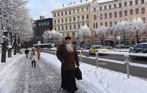 Photo Winter Returns To Riga Baltic News Network News From Latvia Lithuania Estonia