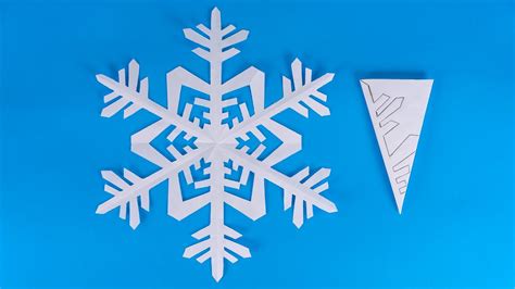 Paper Snowflake For Christmas Decorations How To Make A Snowflake Out