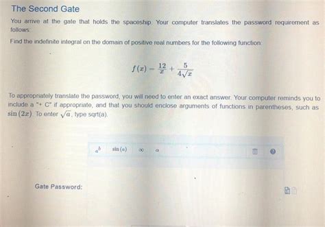 Solved The Second Gate You Arrive At The Gate That Holds The Chegg