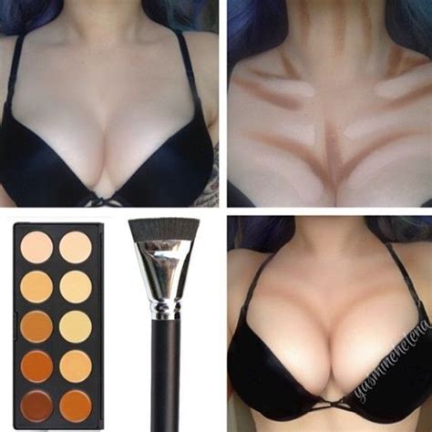When making them smaller microart is used to camouflage the outer edges with a skin color to match the surrounding skin. 7 Easy Ways to Make Your Boobs Look Bigger - Her Style Code