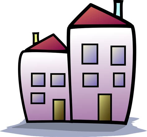 아파트 건물 집 입체 Pixabay의 무료 벡터 그래픽