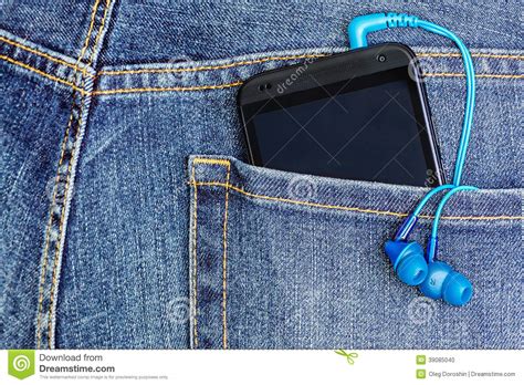 Htc Mobile Phone In A Jeans Pocket Stock Photo Image Of