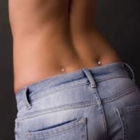 20 Sexy Examples Of Back Dimple Piercings