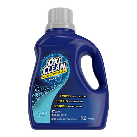 Oxiclean Liquid Laundry Detergent Sparkling Fresh Scent 1005 Oz