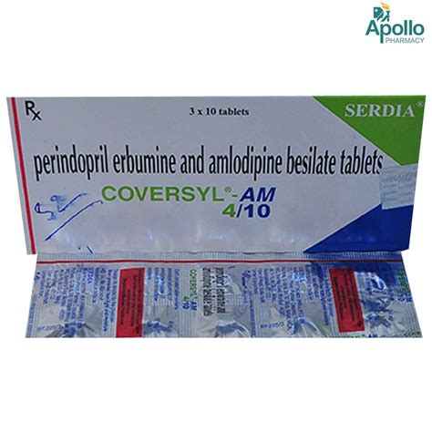 Coversyl Am 410 Tablet 10s Price Uses Side Effects Composition