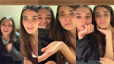 Charlotte Lawrence With Charlotte Dalessio Instagram Livestream July