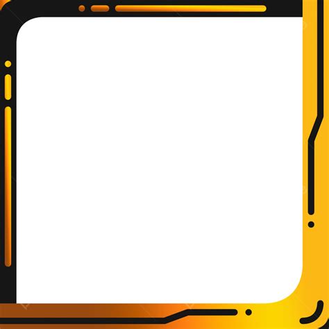 Golden Frames Clipart Png Images Golden Gradient Abstract Border Frame