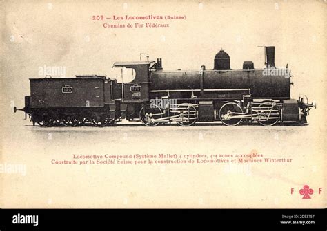 Les Locomotives De La Suisse Compound Machines Winterthur Usage