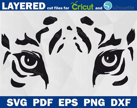 Eye Of The Tiger Svg Eyes Svg Stripes Svg Cut Files For Etsy