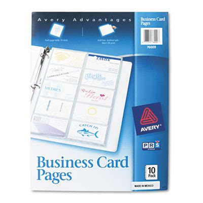 You will see that there are two places to enter the top. Avery® Business Card Pages - Sunbelt Paper & Packaging