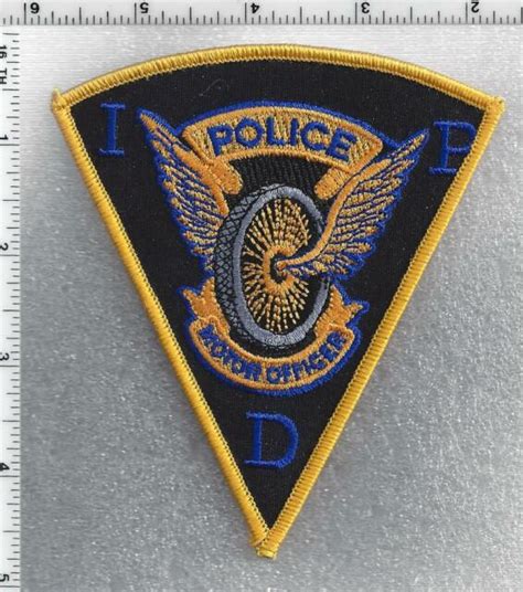 Indianapolis Police Motor Officer Indiana 1st Issue Shoulder Patch Ebay