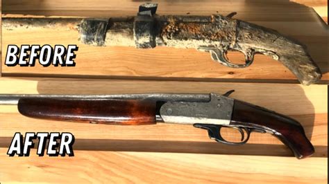 Gun Restoration Old Sawed Off Shotgun Youtube