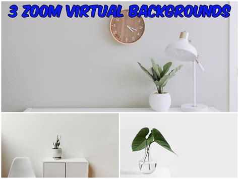 Zoom Virtual Background Minimalist For Online Meetings 3 Digital