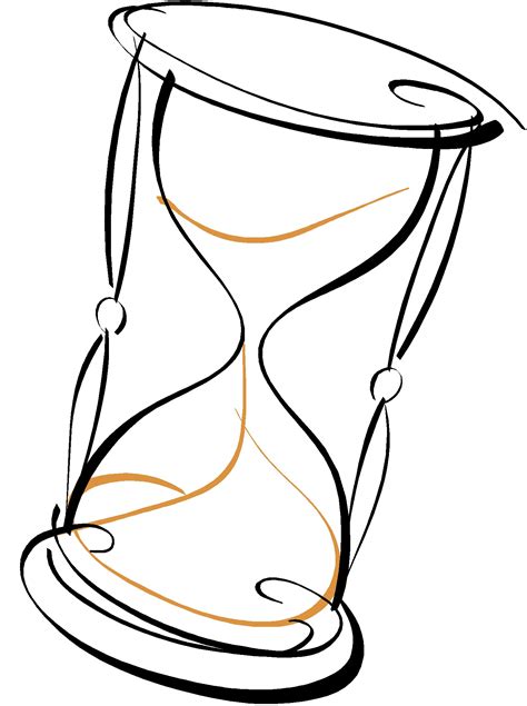 Free Clipart Hourglass Tattoo Hourglass Drawing Clock