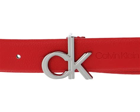 Calvin Klein Belt Ck Logo Belt W85 Vibrant Coral Buy Bags Purses