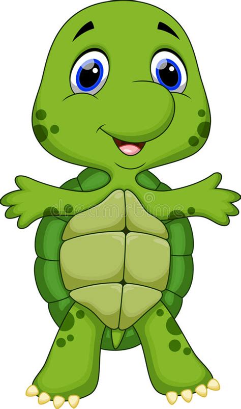 Cute Baby Turtle Cartoon Stock Illustration Illustration Of Exotic