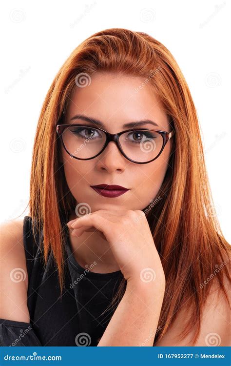 Stunning Attractive Redheaded Young Woman Stock Image Image Of Beauty