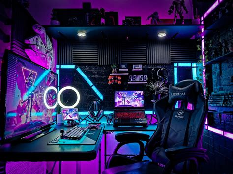 Cyberpunk Gaming Setup