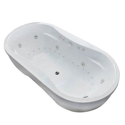 We carry whirlpool tubs and free standing bathtubs by jacuzzi®, jason international, maax, mansfield, atlantis, hydrosystems, kohler, american standard and many others. Endurance Freestanding 71.25-in White Acrylic Oval Center ...