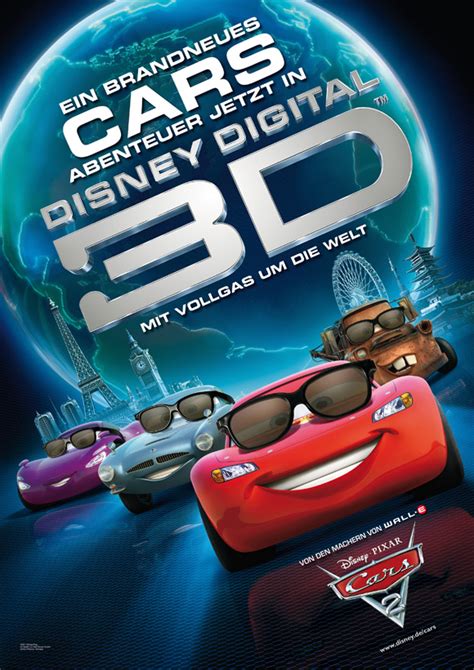 Cars 2 John Lasseter Digitaleleinwand