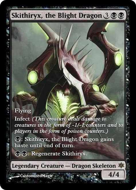 Vorstellen Sockel Subvention Skithiryx The Blight Dragon Commander Deck