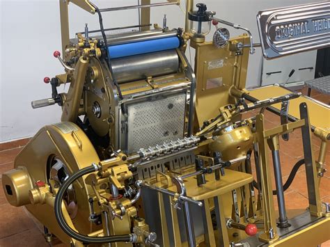 Letterpress Heidelberg Tiegel Unique Printing Machines