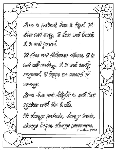 From christian preschool printables match the hearts to different outlines and read the different values of love. Coloring Pages for Kids by Mr. Adron: Printable 1 ...