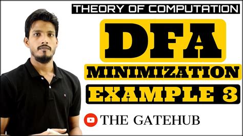 Dfa Minimization Example 3 Gatecse Toc Youtube