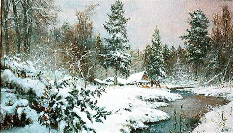 Russian Winter Oil On Canvas Painting By Vladimir Zhdanov 6 Art