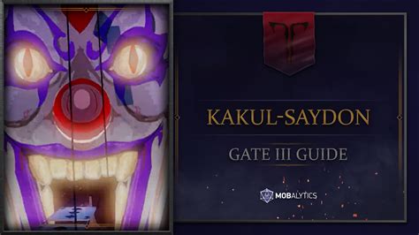 Kakul Saydon Gate Guide For Lost Ark Mobalytics