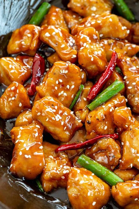 General Tso S Chicken Recipe Chinese Dishes Easy Chinese Recipes
