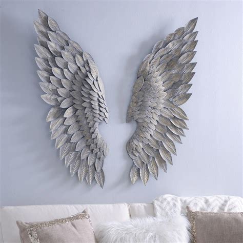 Express Your Unique Home Style With The Brushed Gold Angel Wing