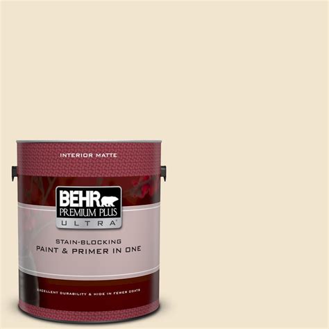 Chronologically, this section begins with works by artists from the late 18th and. BEHR Premium Plus Ultra 1 gal. #S300-1 French Creme Matte ...