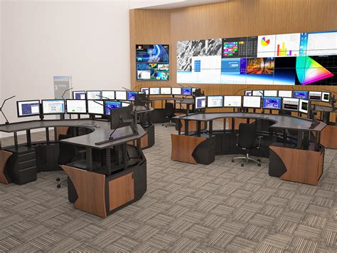 Winsted Control Room Consoles Ascend Sitstand Security Consoles
